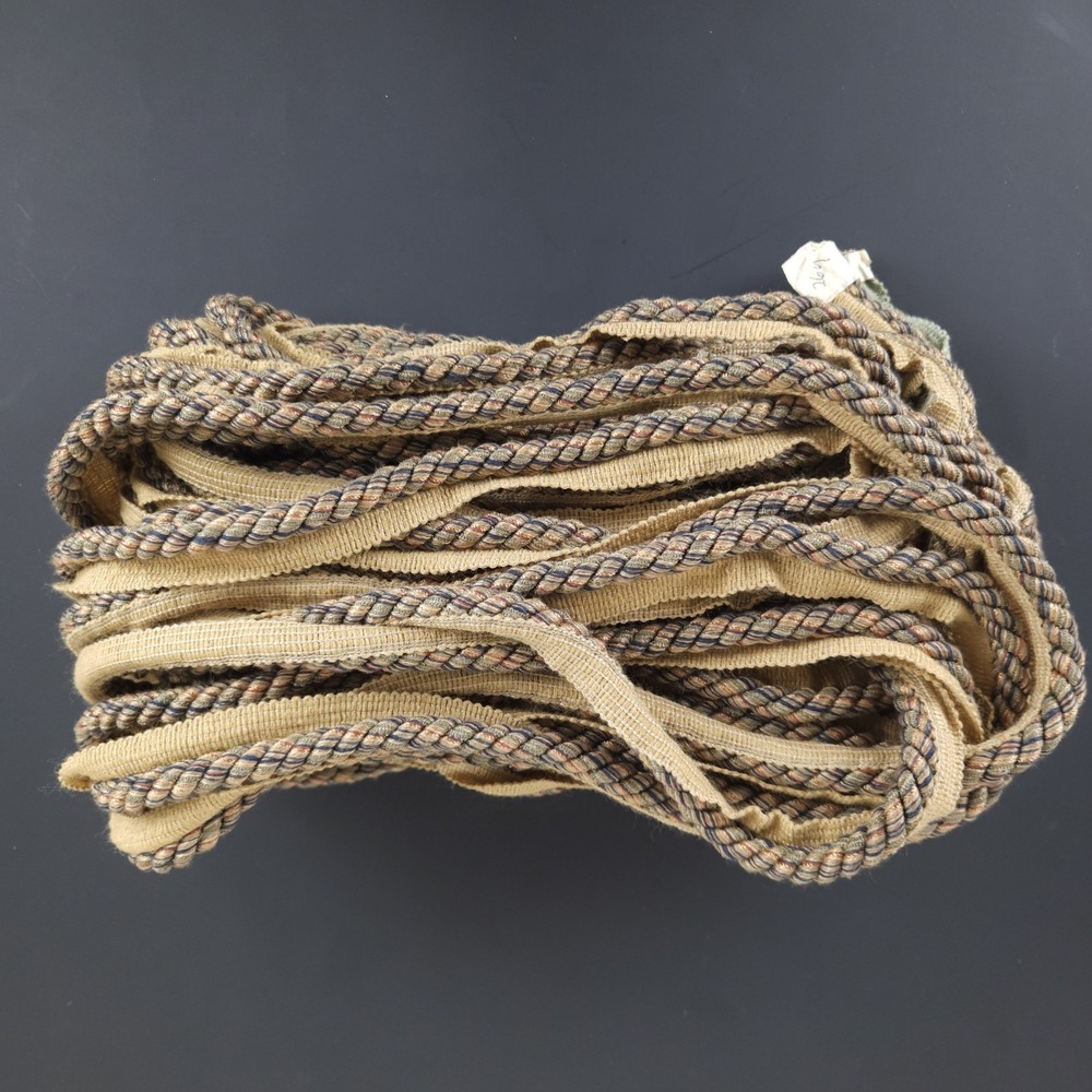 Decorative Lip Cord Trim 1/2" Multi Blue Upholstery Passementerie Sewing 26yds